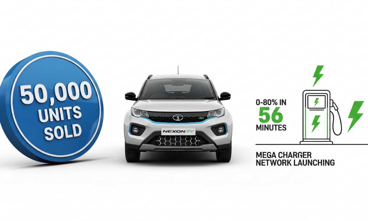 Tata Nexon EV’s over 50,000 unitss solds