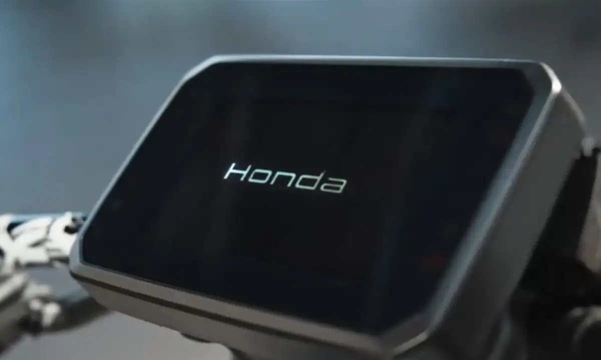 Honda Electric concept Motorcycle infotainment